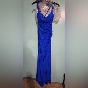 GB Girls Elegant Sapphire Blue Gown